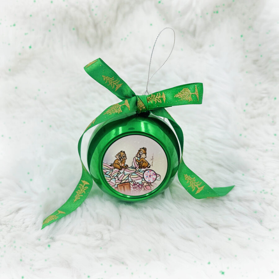 Χριστουγεννιάτικη μπάλα- Τσιπ σκιουράκι