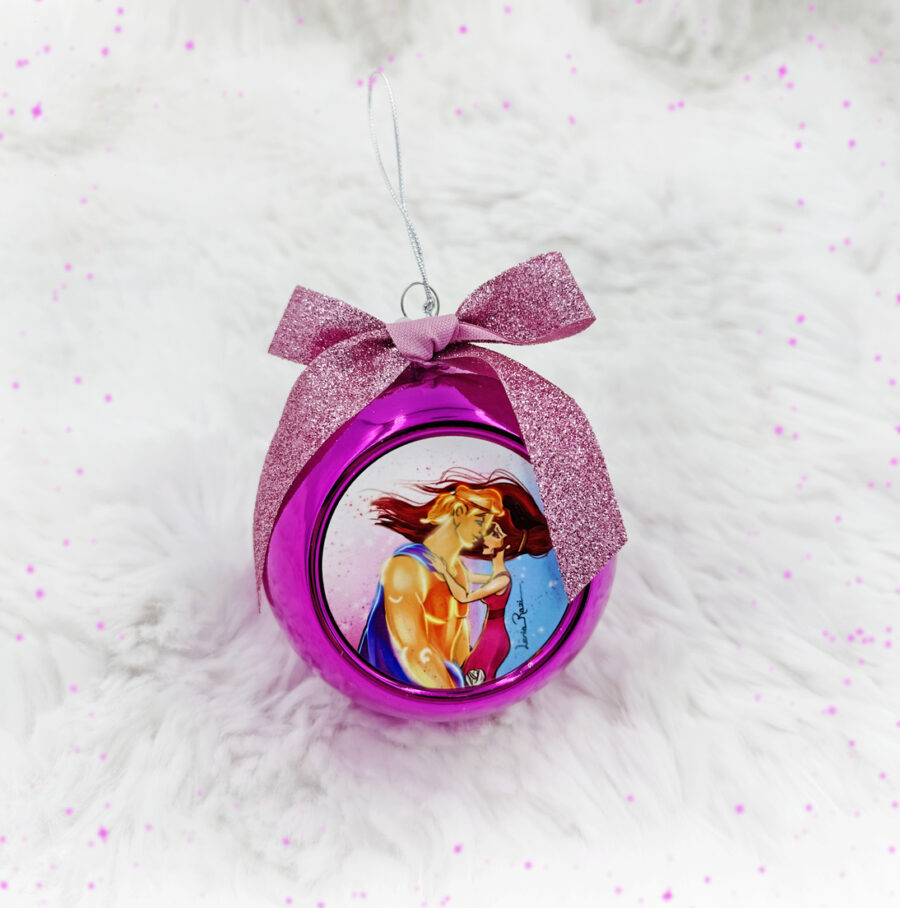 Χριστουγεννιάτικη μπάλα-Ηρακλής και Μεγάρα