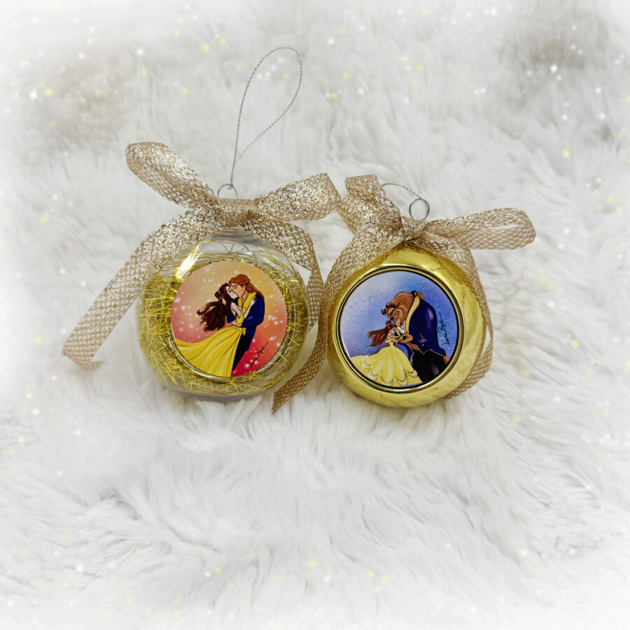 Σετ χριστουγεννιάτικες μπάλες-Πεντάμορφη