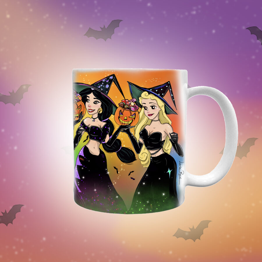 Halloween κούπα με πριγκιπισσες